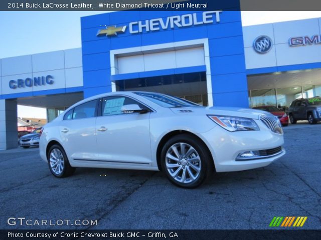 2014 Buick LaCrosse Leather in White Diamond Tricoat