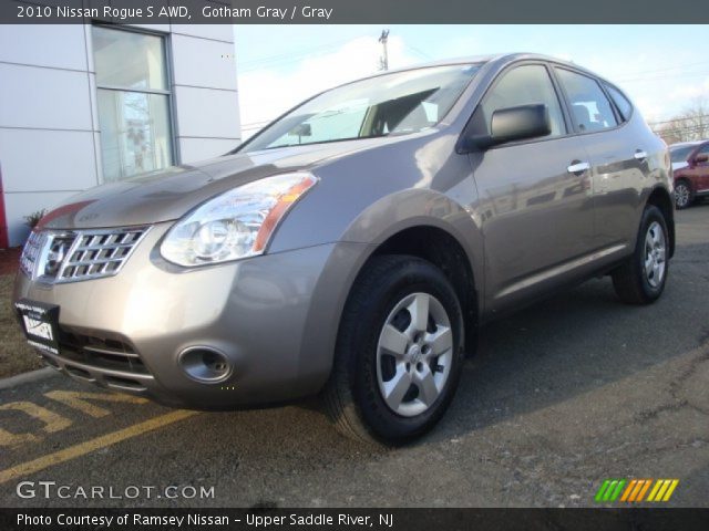 2010 Nissan Rogue S AWD in Gotham Gray