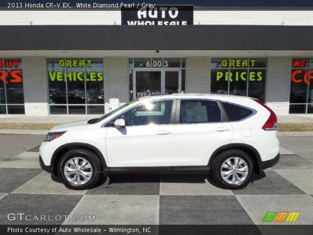 2013 Honda CR-V EX in White Diamond Pearl