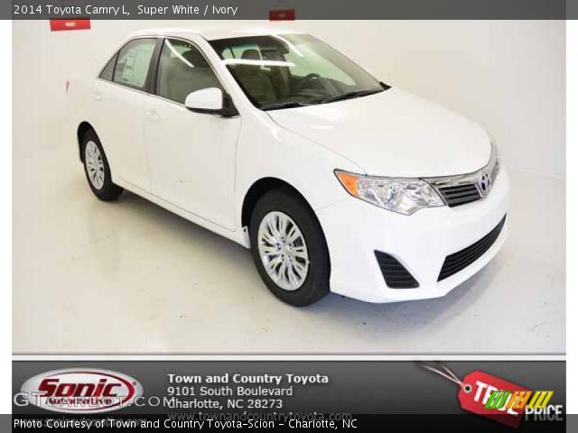 2014 Toyota Camry L in Super White