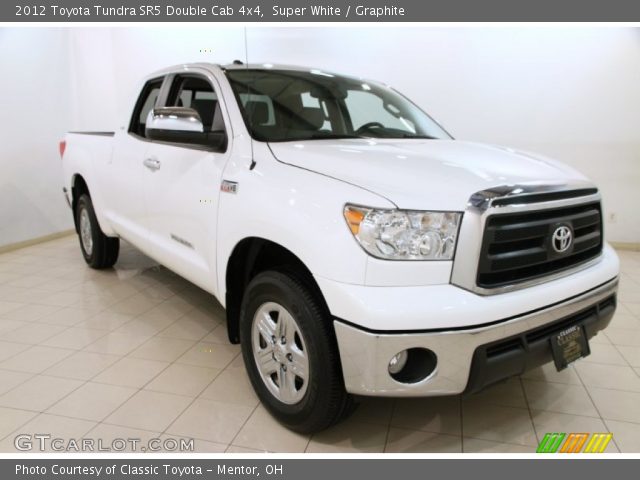 2012 Toyota Tundra SR5 Double Cab 4x4 in Super White