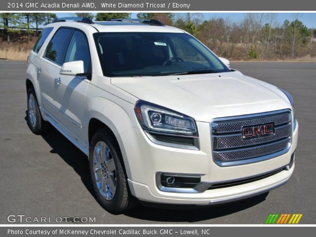 2014 GMC Acadia Denali AWD in White Diamond Tricoat