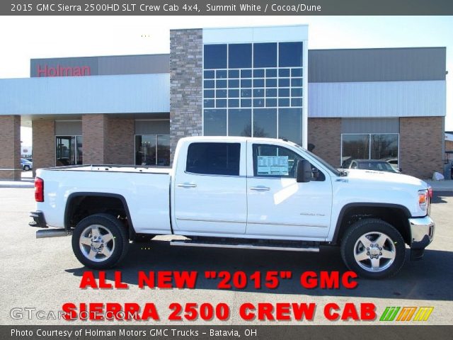 2015 GMC Sierra 2500HD SLT Crew Cab 4x4 in Summit White