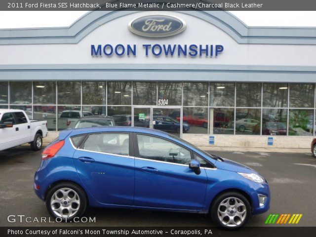 2011 Ford Fiesta SES Hatchback in Blue Flame Metallic