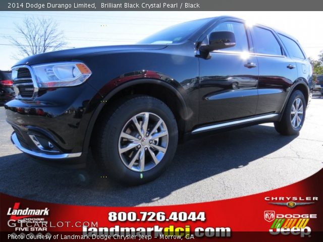 2014 Dodge Durango Limited in Brilliant Black Crystal Pearl