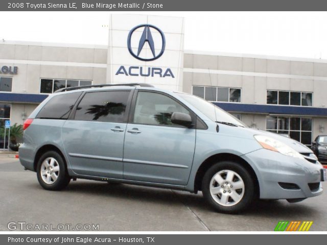 2008 Toyota Sienna LE in Blue Mirage Metallic