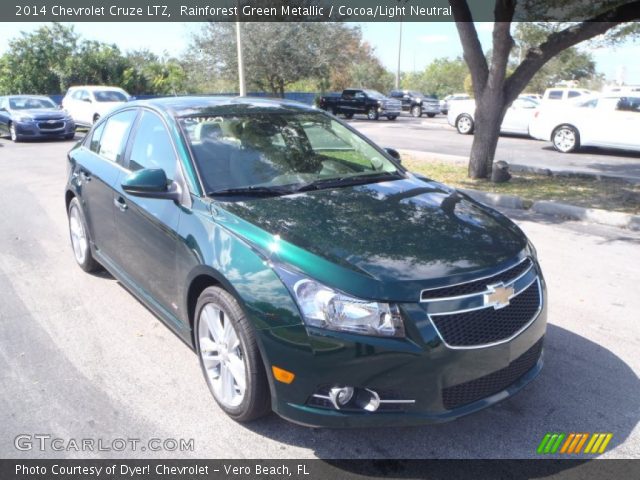 2014 Chevrolet Cruze LTZ in Rainforest Green Metallic