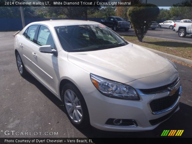 2014 Chevrolet Malibu LT in White Diamond Tricoat