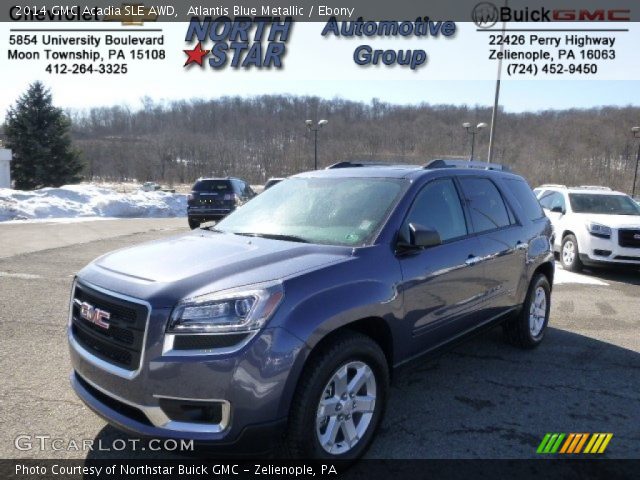2014 GMC Acadia SLE AWD in Atlantis Blue Metallic