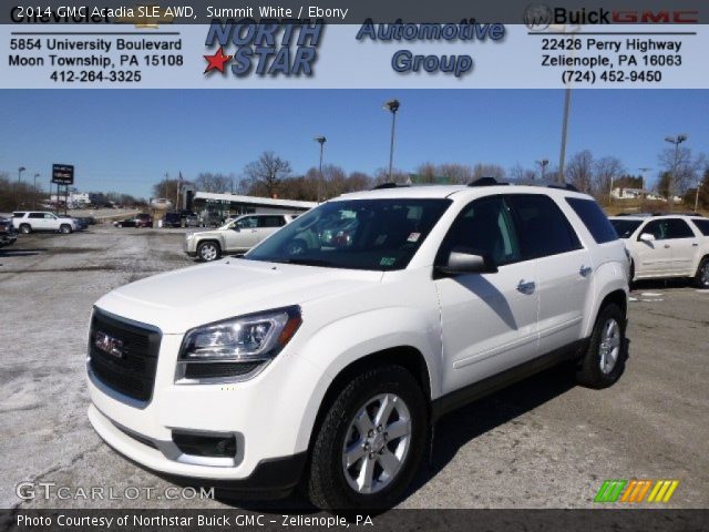 2014 GMC Acadia SLE AWD in Summit White