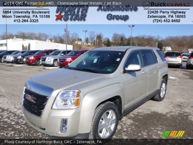 2014 GMC Terrain SLE AWD in Champagne Silver Metallic