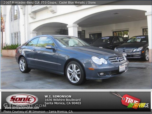 2007 Mercedes-Benz CLK 350 Coupe in Cadet Blue Metallic