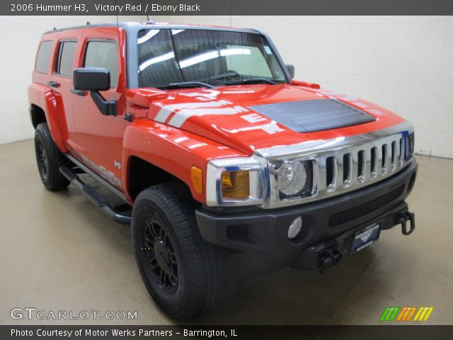 2006 Hummer H3  in Victory Red