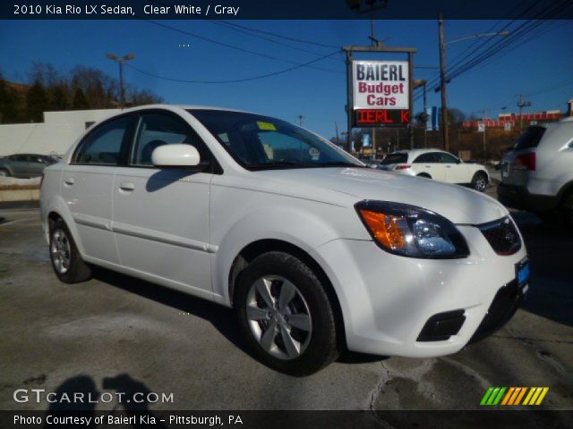 2010 Kia Rio LX Sedan in Clear White