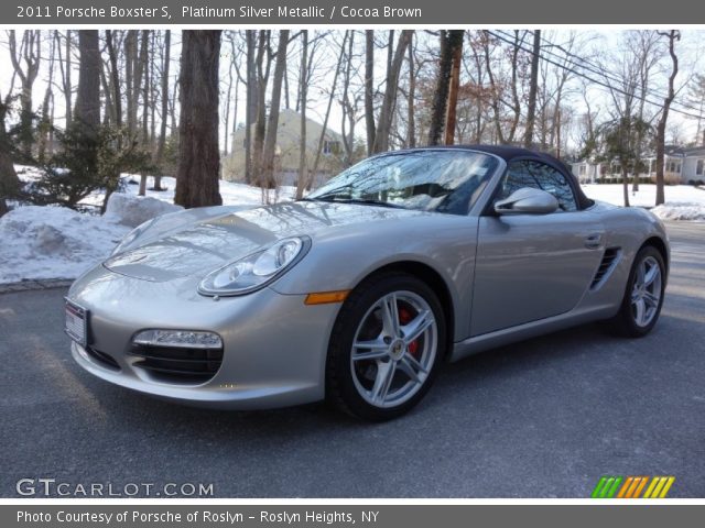 2011 Porsche Boxster S in Platinum Silver Metallic