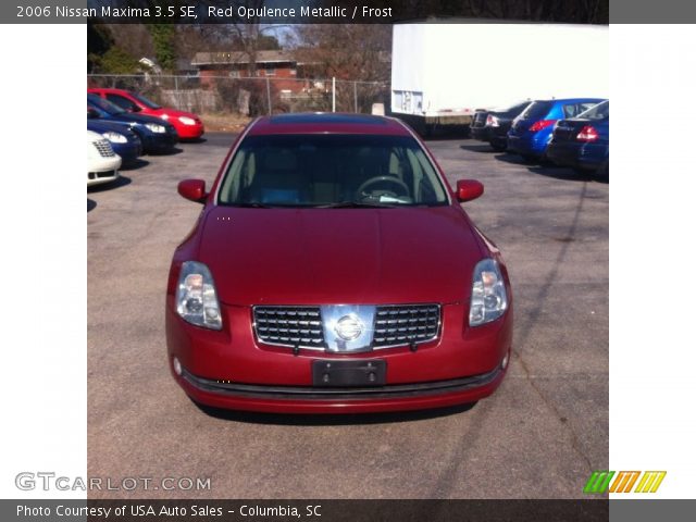 2006 Nissan Maxima 3.5 SE in Red Opulence Metallic