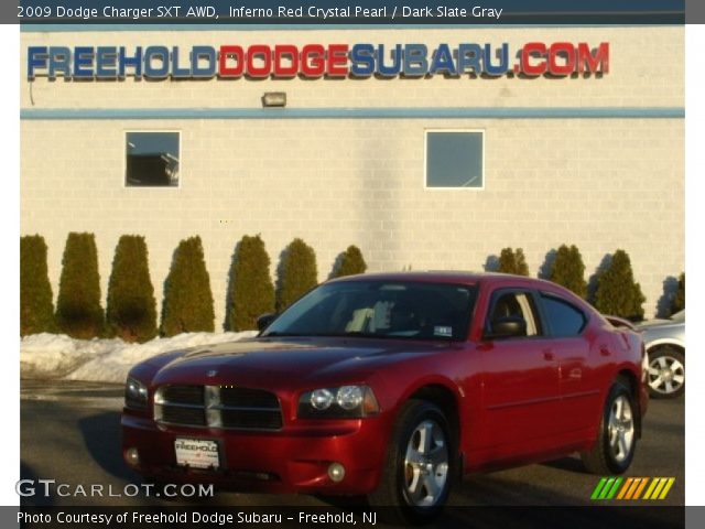2009 Dodge Charger SXT AWD in Inferno Red Crystal Pearl