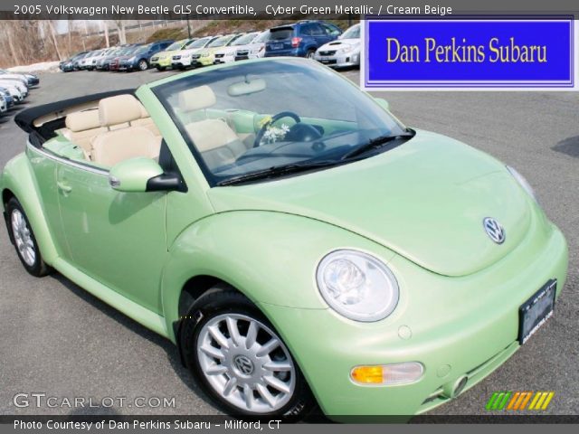 2005 Volkswagen New Beetle GLS Convertible in Cyber Green Metallic