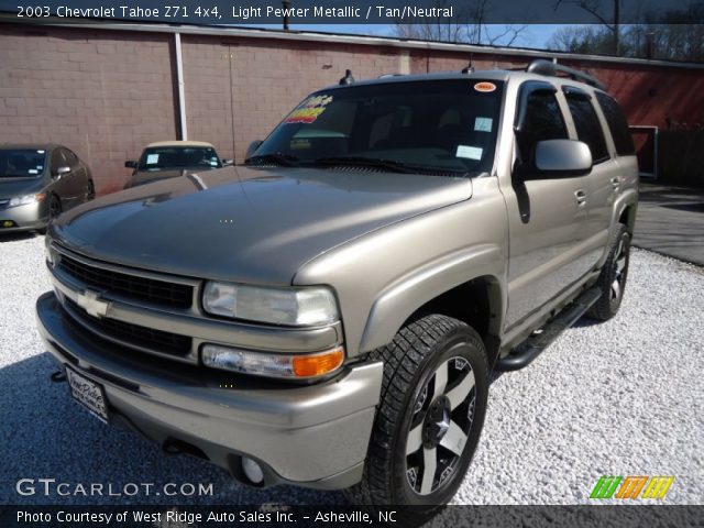 2003 Chevrolet Tahoe Z71 4x4 in Light Pewter Metallic