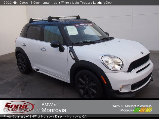 2011 Mini Cooper S Countryman in Light White