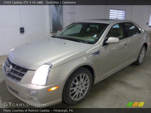 2009 Cadillac STS 4 V6 AWD in Gold Mist