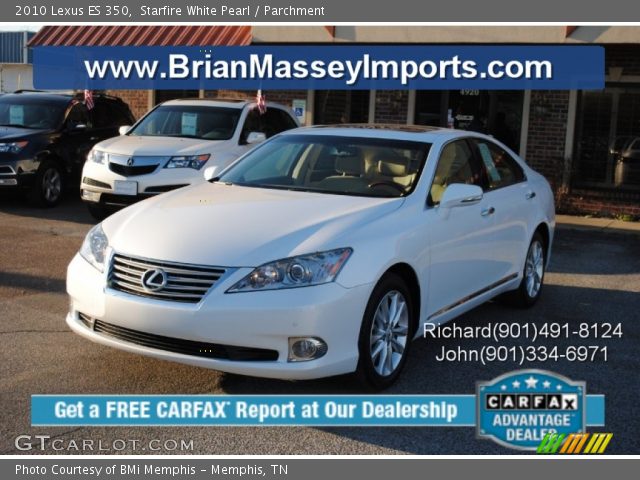 2010 Lexus ES 350 in Starfire White Pearl