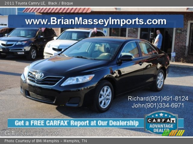 2011 Toyota Camry LE in Black