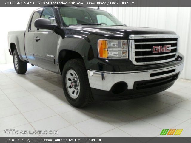 2012 GMC Sierra 1500 SL Extended Cab 4x4 in Onyx Black