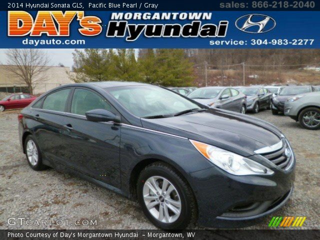 2014 Hyundai Sonata GLS in Pacific Blue Pearl