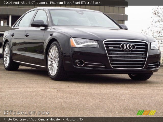 2014 Audi A8 L 4.0T quattro in Phantom Black Pearl Effect