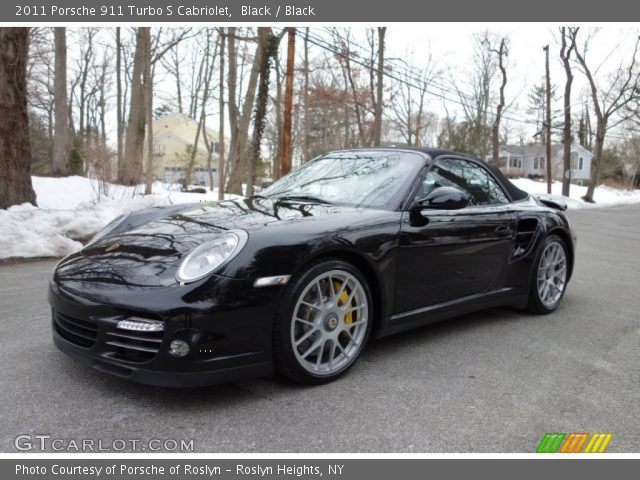 2011 Porsche 911 Turbo S Cabriolet in Black