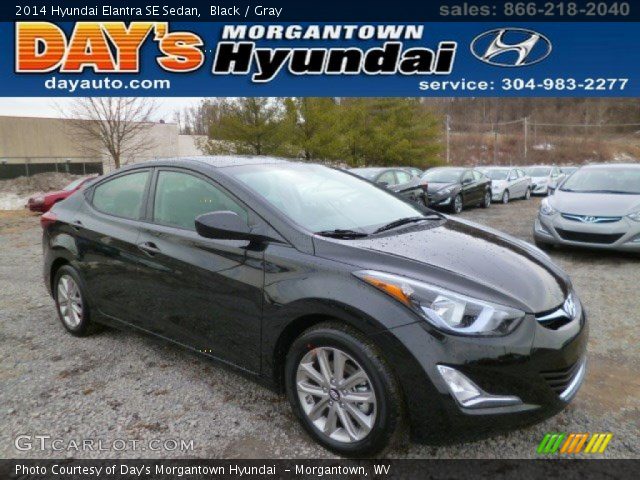 2014 Hyundai Elantra SE Sedan in Black