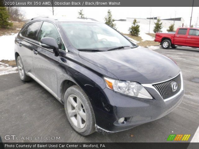 2010 Lexus RX 350 AWD in Obsidian Black