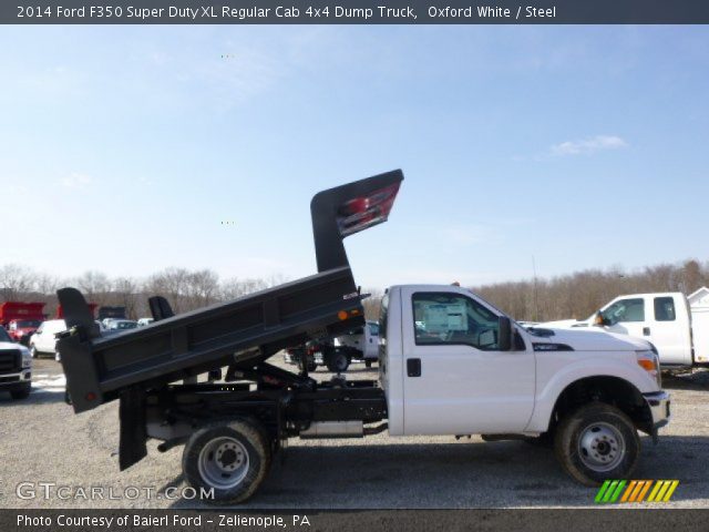 2014 Ford F350 Super Duty XL Regular Cab 4x4 Dump Truck in Oxford White