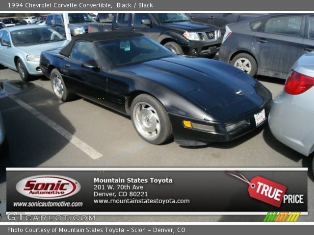 1994 Chevrolet Corvette Convertible in Black