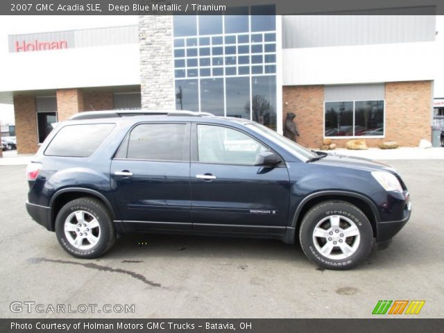 2007 GMC Acadia SLE in Deep Blue Metallic