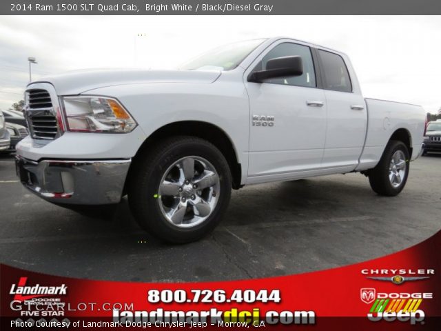 2014 Ram 1500 SLT Quad Cab in Bright White