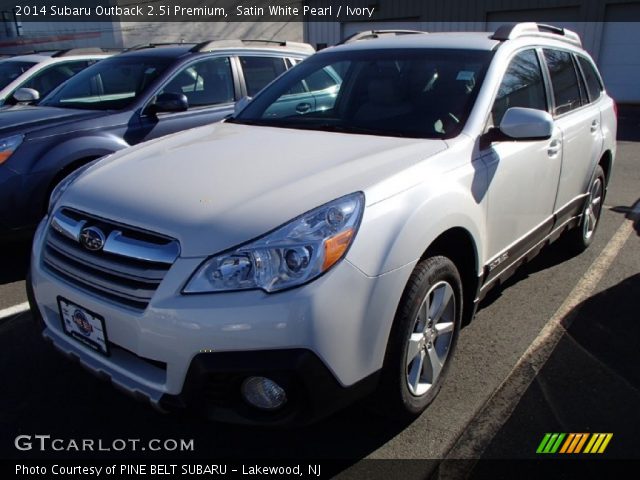 2014 Subaru Outback 2.5i Premium in Satin White Pearl