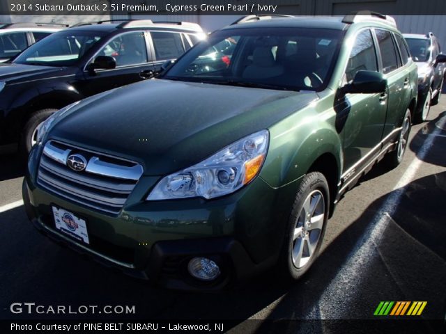 2014 Subaru Outback 2.5i Premium in Cypress Green Pearl