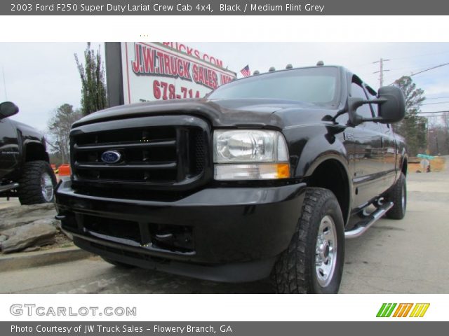 2003 Ford F250 Super Duty Lariat Crew Cab 4x4 in Black