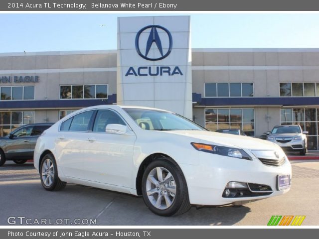 2014 Acura TL Technology in Bellanova White Pearl