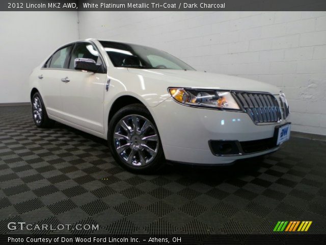 2012 Lincoln MKZ AWD in White Platinum Metallic Tri-Coat