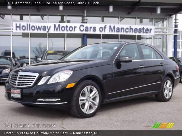 2011 Mercedes-Benz E 350 4Matic Sedan in Black