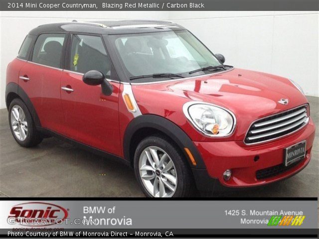 2014 Mini Cooper Countryman in Blazing Red Metallic