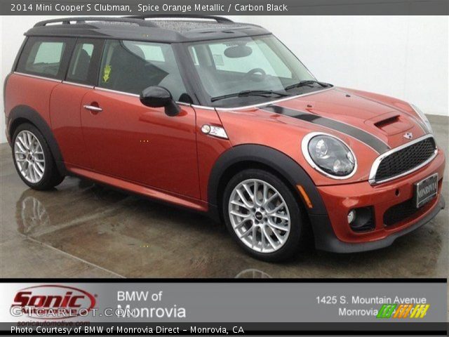 2014 Mini Cooper S Clubman in Spice Orange Metallic