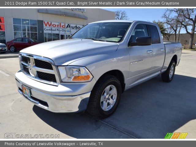 2011 Dodge Ram 1500 SLT Quad Cab in Bright Silver Metallic