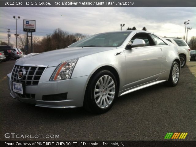 2012 Cadillac CTS Coupe in Radiant Silver Metallic