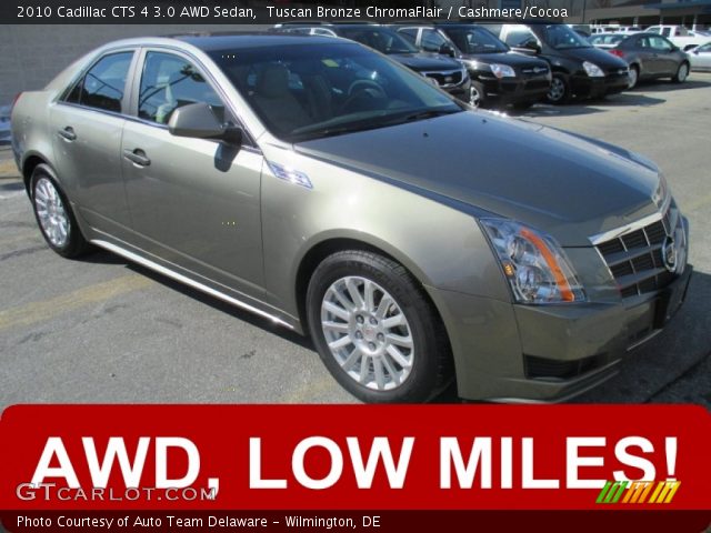 2010 Cadillac CTS 4 3.0 AWD Sedan in Tuscan Bronze ChromaFlair