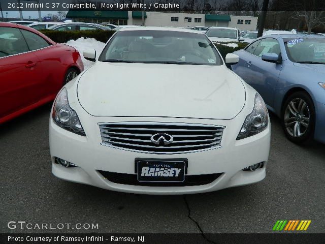 2012 Infiniti G 37 Convertible in Moonlight White