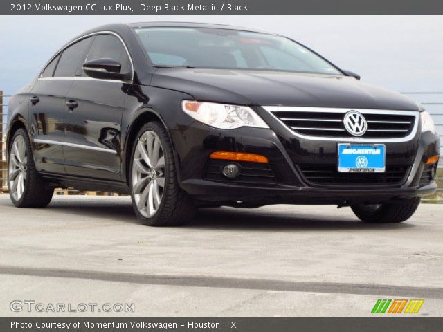 2012 Volkswagen CC Lux Plus in Deep Black Metallic